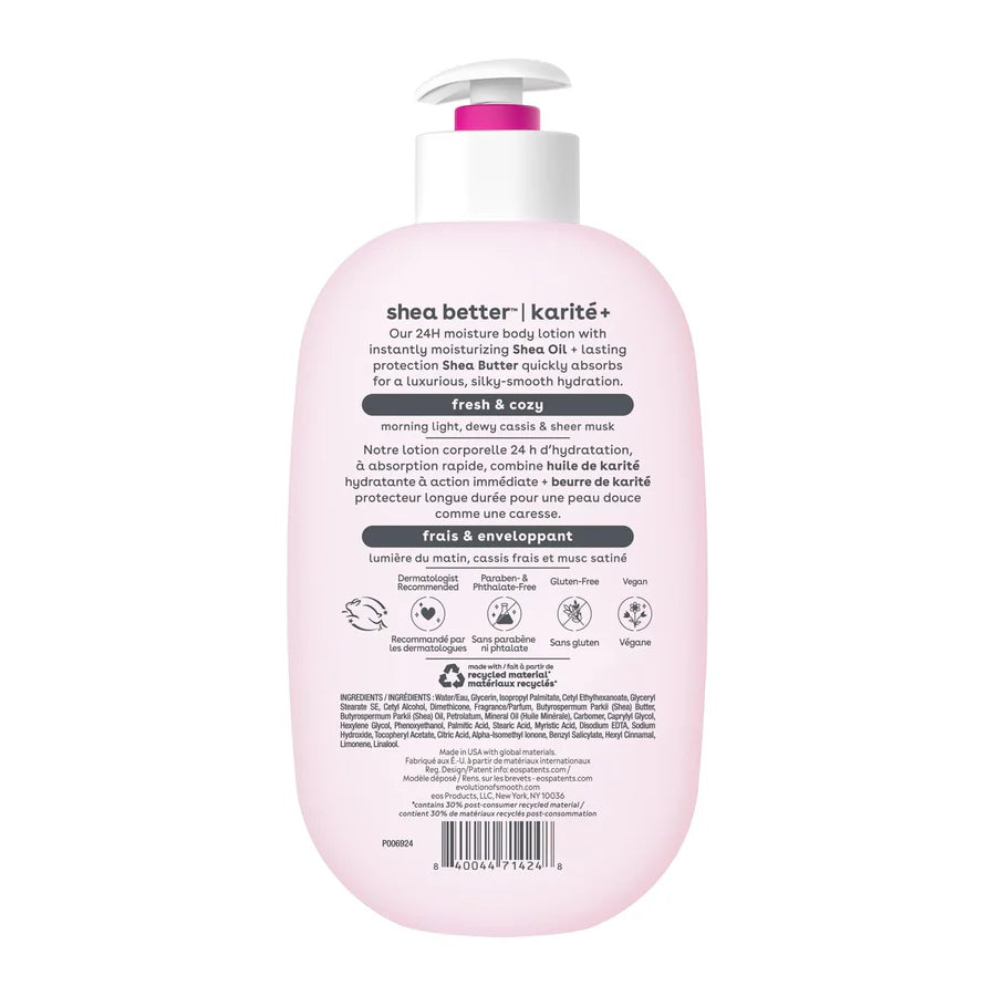 eos Shea Butter Body Lotion, Fresh & Cozy, 473 ml