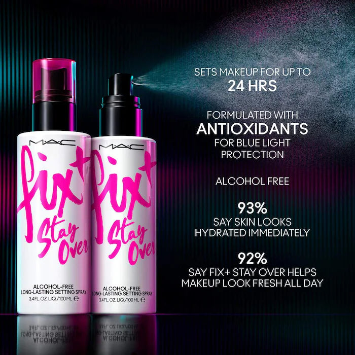 MAC Cosmetics FIX+ Stay Over Alcohol-Free Long Lasting Setting Spray