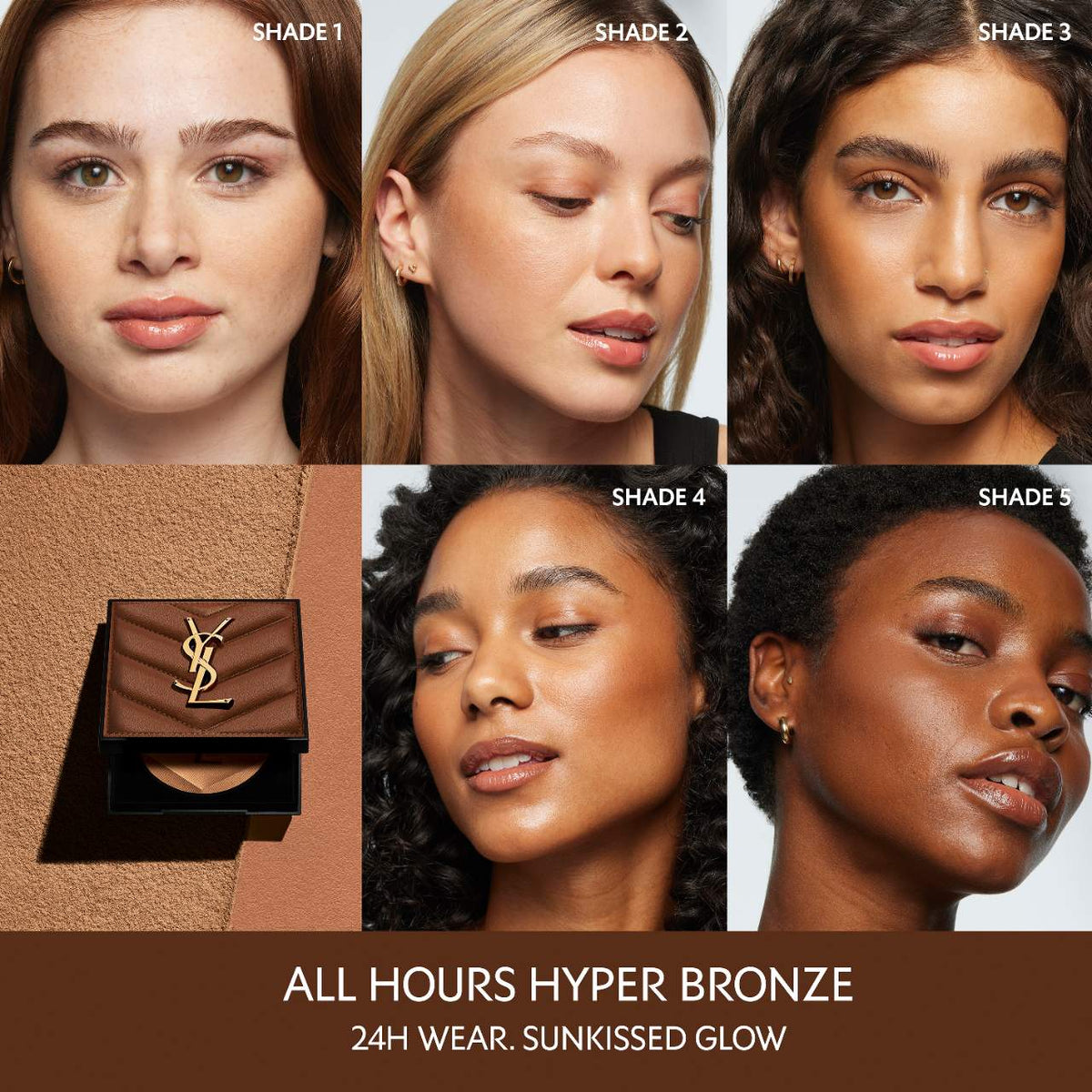 Yves Saint Laurent  All Hours 24H Hyper Sunkissed Glow Bronzer Powder