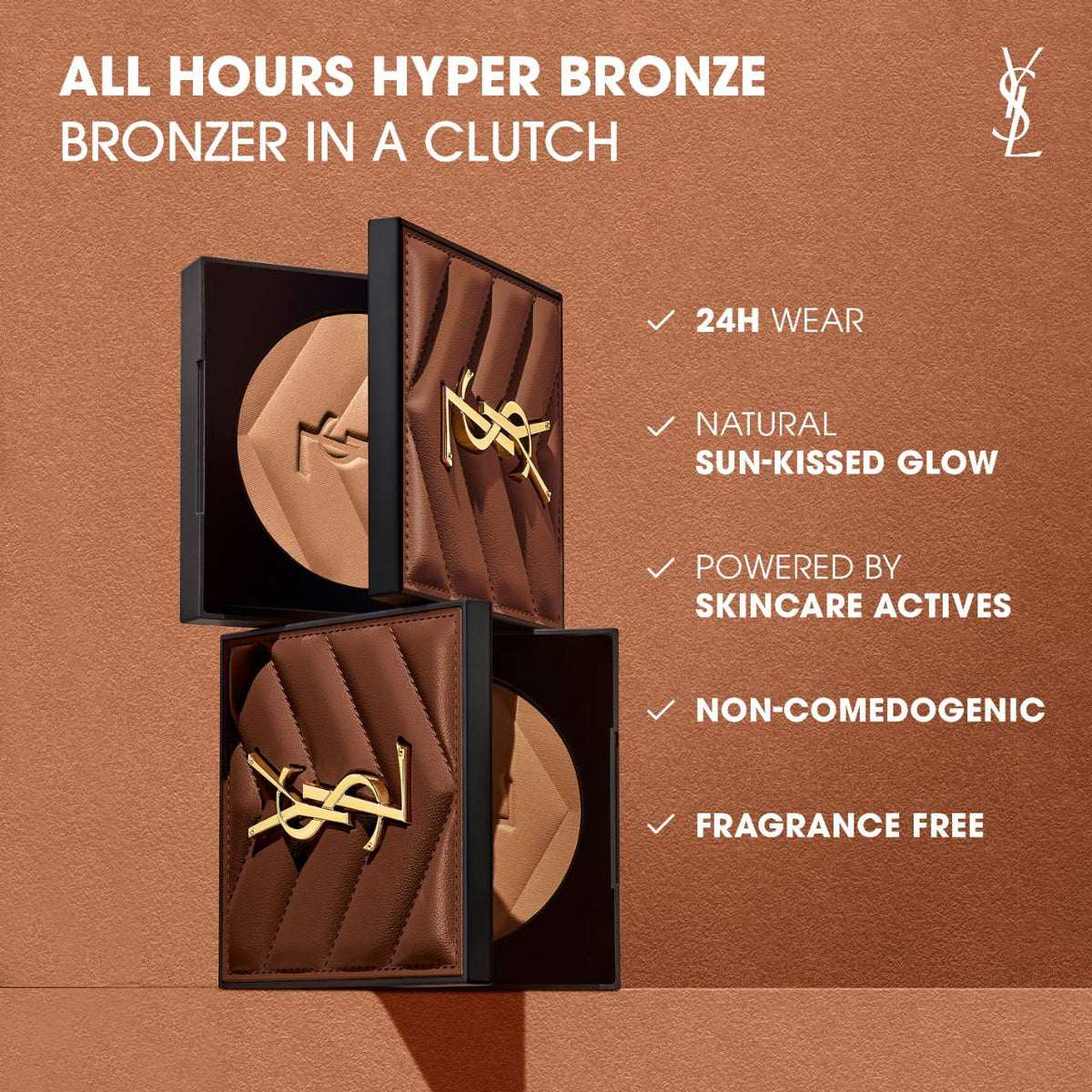 Yves Saint Laurent  All Hours 24H Hyper Sunkissed Glow Bronzer Powder
