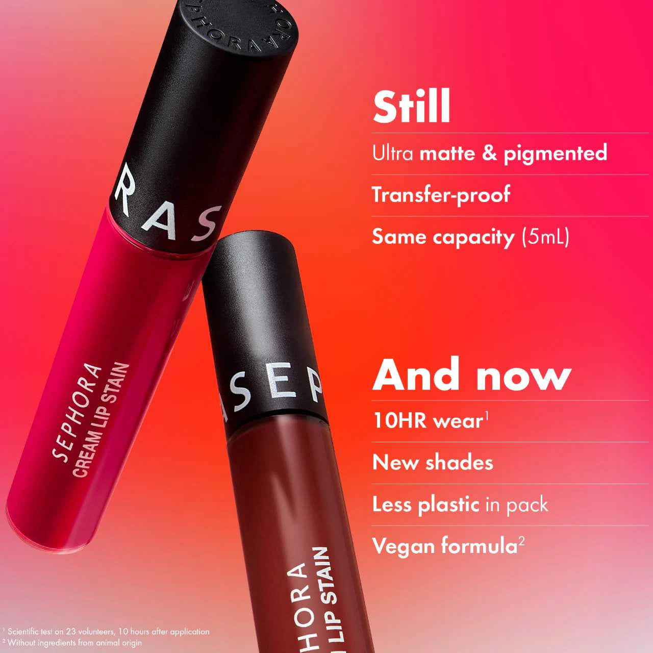 SEPHORA COLLECTION  Cream Lip Stain 10HR Liquid Lipstick