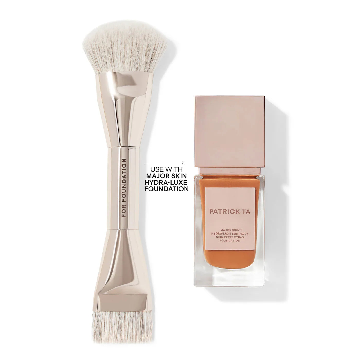 PATRICK TA  Dual Ended Foundation Brush