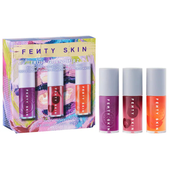 Fenty beauty Skin Fruit Quench'rz Hydrating + Strengthening Lip Oil Trio