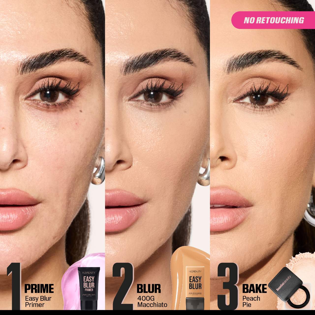 HUDA BEAUTY  Easy Bake Blurring Loose Baking & Setting Powder - Ube Birthday Cake