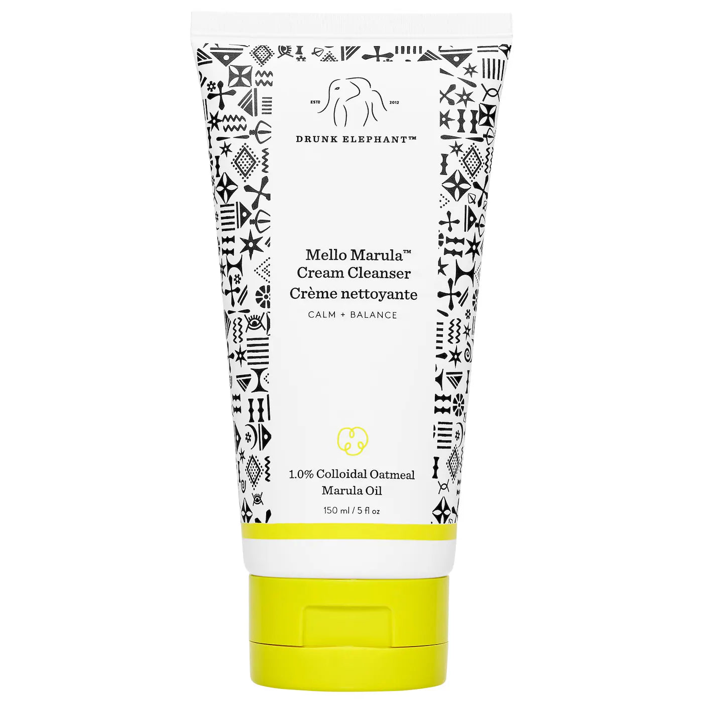Drunk Elephant  Mello Marula Cream Cleanser with 1.0% Colloidal Oatmeal 150 Ml