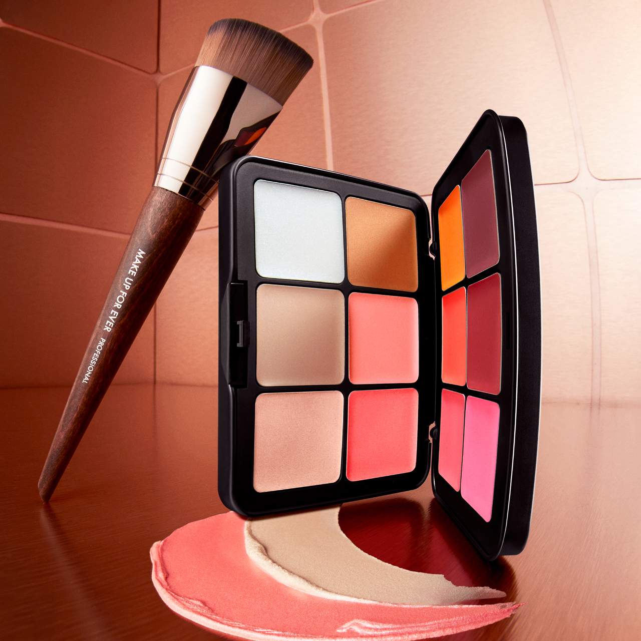 MAKE UP FOR EVER  HD Skin Blush & Glow Longwear Cream Face Palette