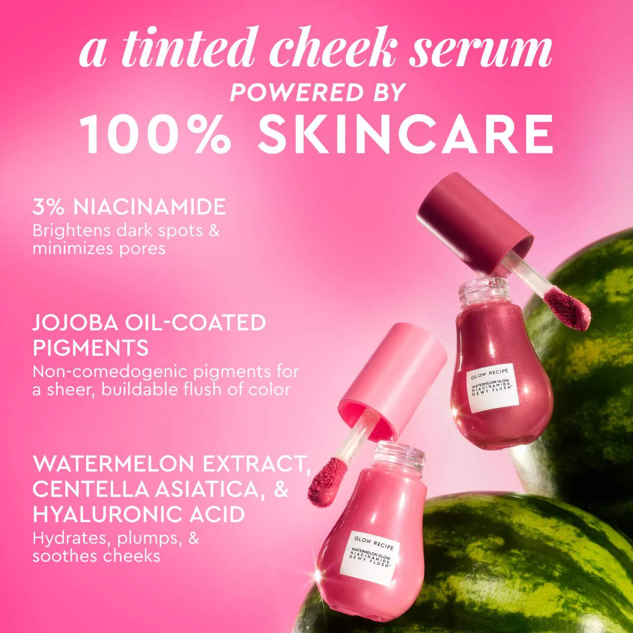 Glow Recipe  Watermelon Glow Niacinamide Dewy Flush - Brightening Serum Blush