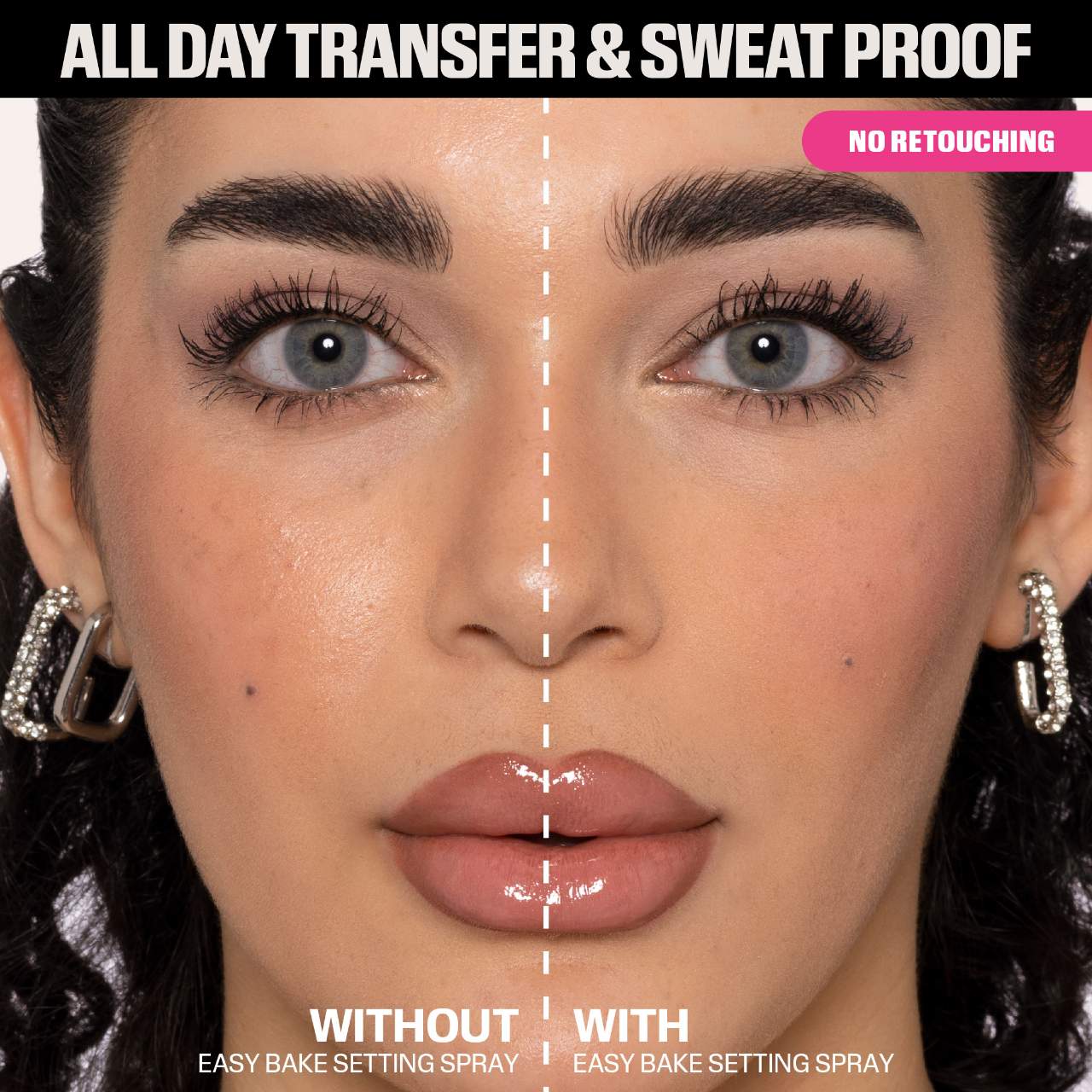 HUDA BEAUTY Easy Bake Blurring Setting Spray with 16-Hour Wear