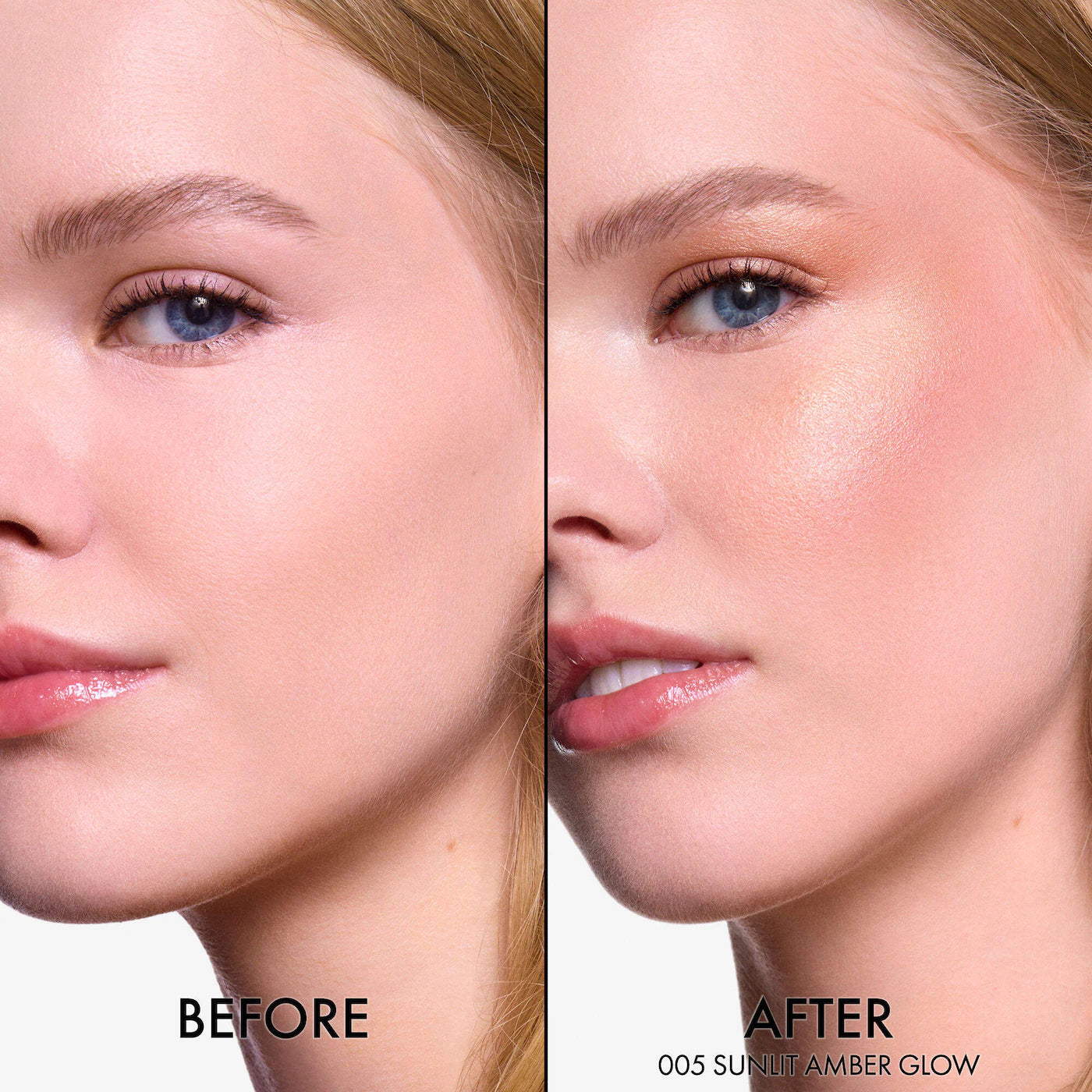 DIOR  Backstage Glow Maximizer Face Palette - 005 Sunlit Amber Glow