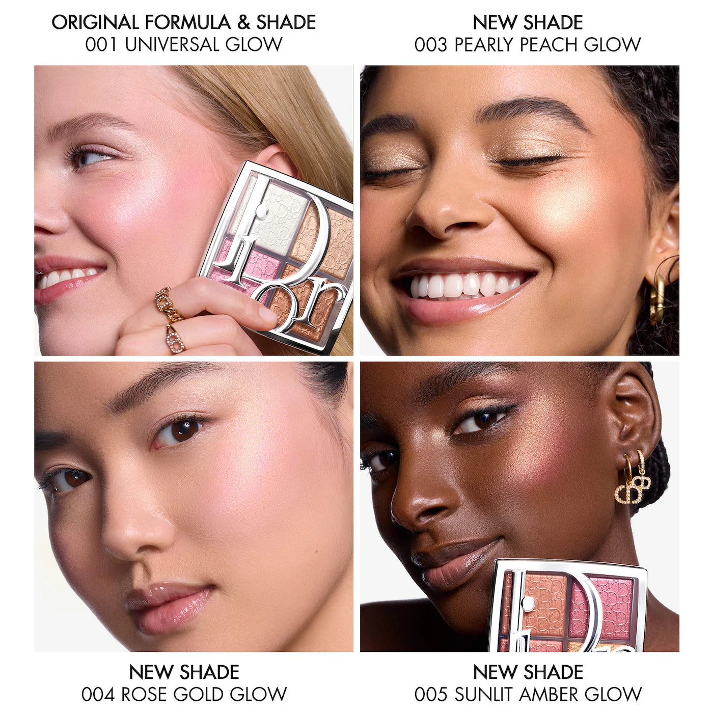 DIOR  Backstage Glow Maximizer Face Palette - 005 Sunlit Amber Glow