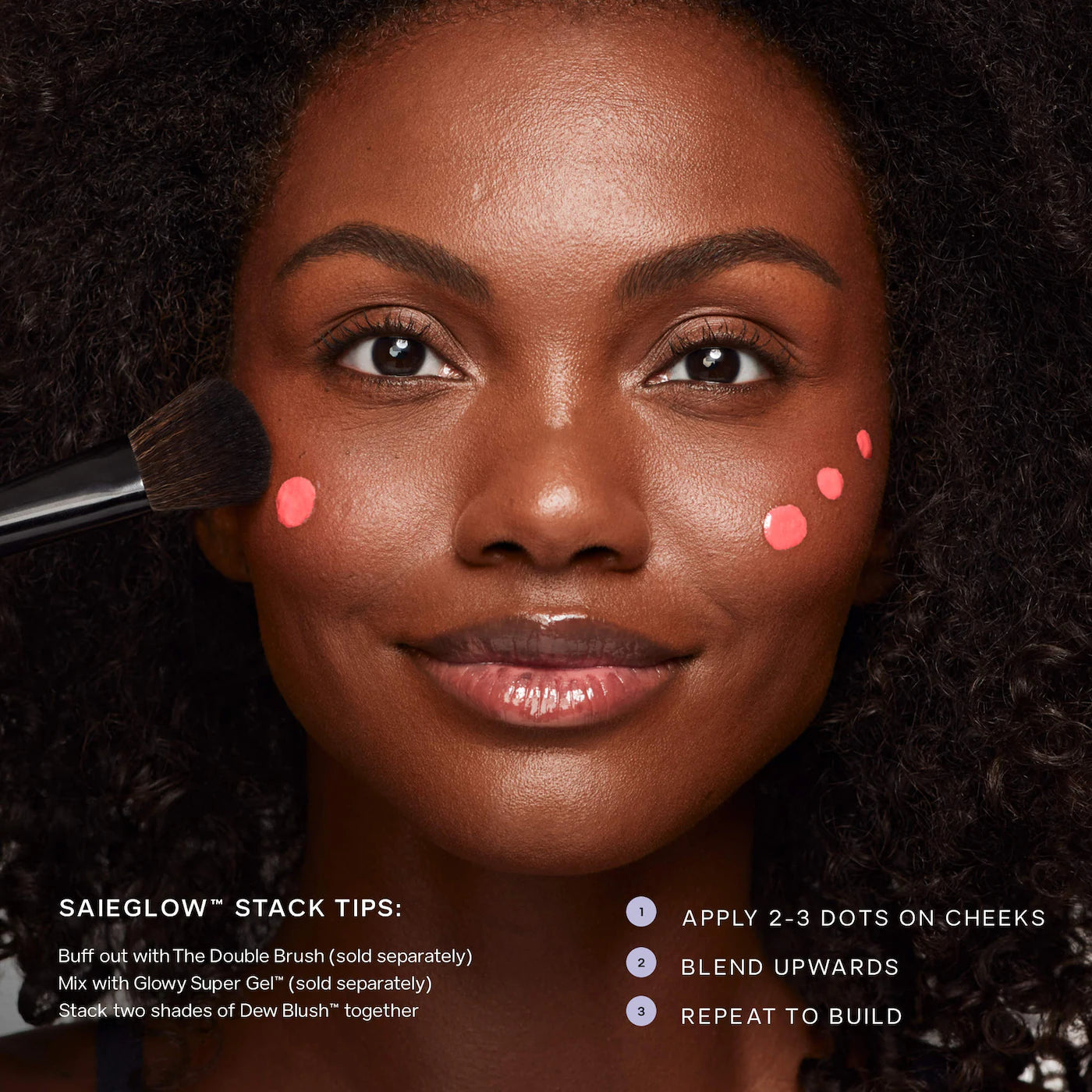 Saie  Mini Dew Blush™ Trio Gift Set