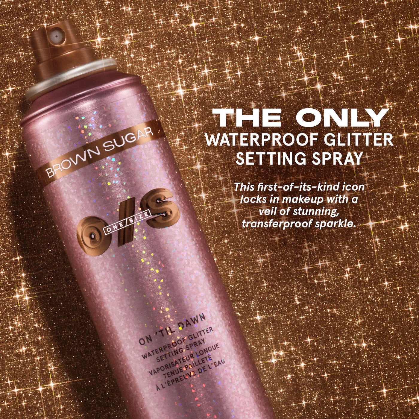 ONE/SIZE by Patrick Starrr On 'Til Dawn Waterproof Glitter Setting Spray