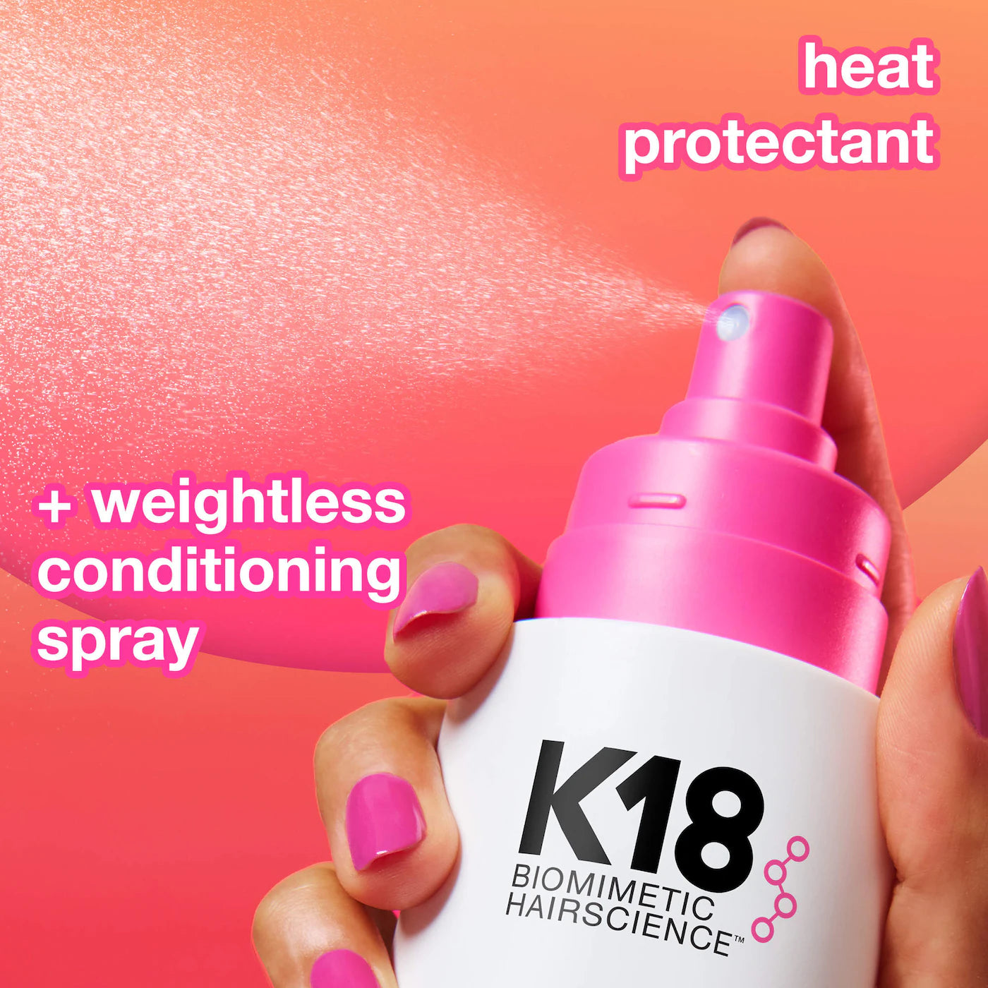 K18 Biomimetic Hairscience  Mini HeatBounce™ Leave-In Conditioner Heat Protectant