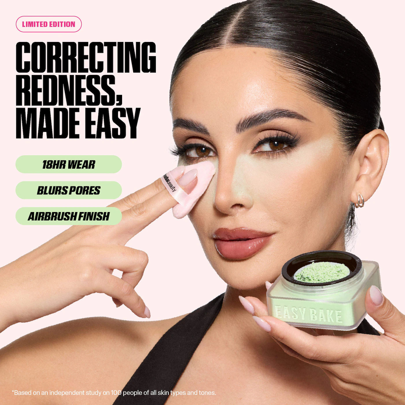 HUDA BEAUTY  Easy Bake Blurring Loose Baking & Setting Powder - Matcha Milk Cake