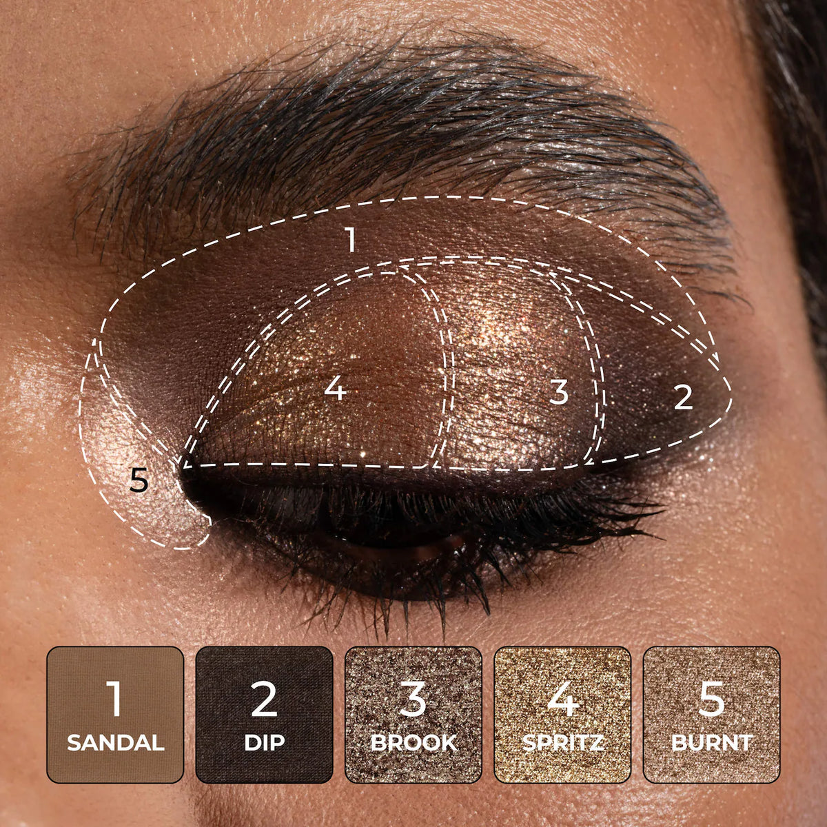 NATASHA DENONA  Tan Eyeshadow Palette