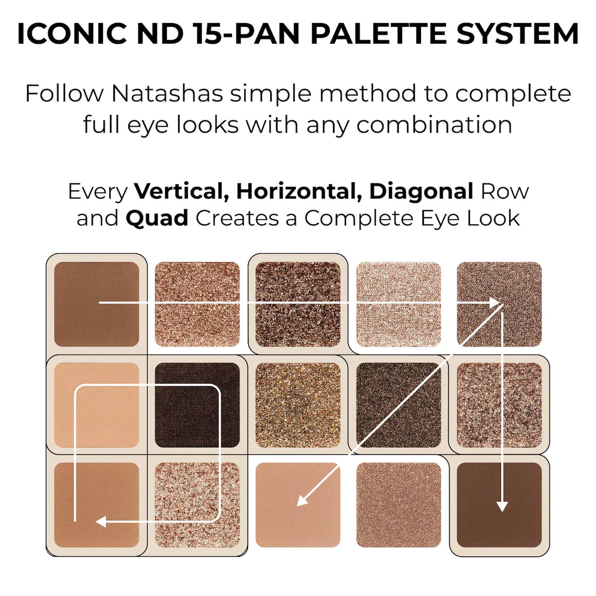 NATASHA DENONA  Tan Eyeshadow Palette