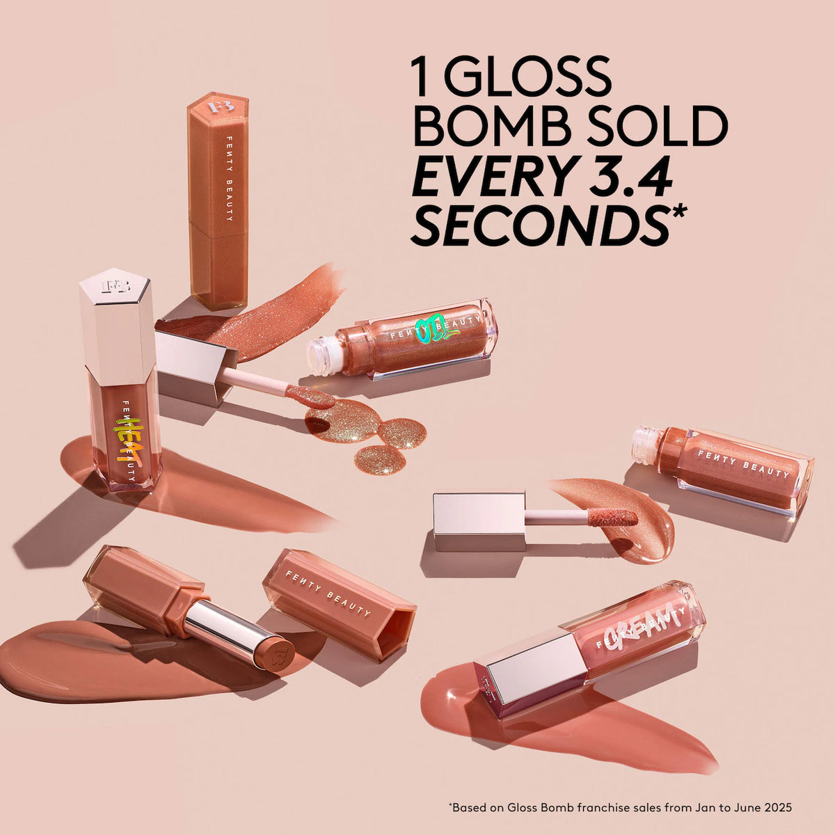 Fenty Beauty by Rihanna  Glossy Posse IX 4-Piece Lip Makeup Gift Set