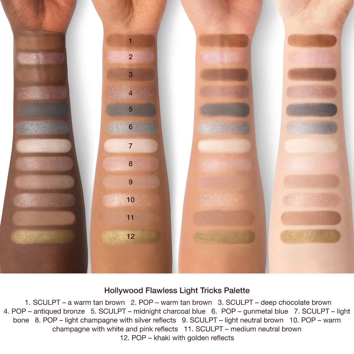 Charlotte Tilbury  Hollywood Flawless Light Tricks Eyeshadow Palette