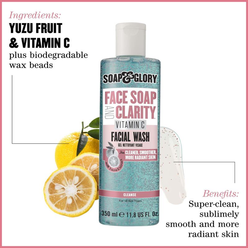 Soap & Glory Face Soap & Clarity 3-in-1 Daily Vitamin C Facial Wash