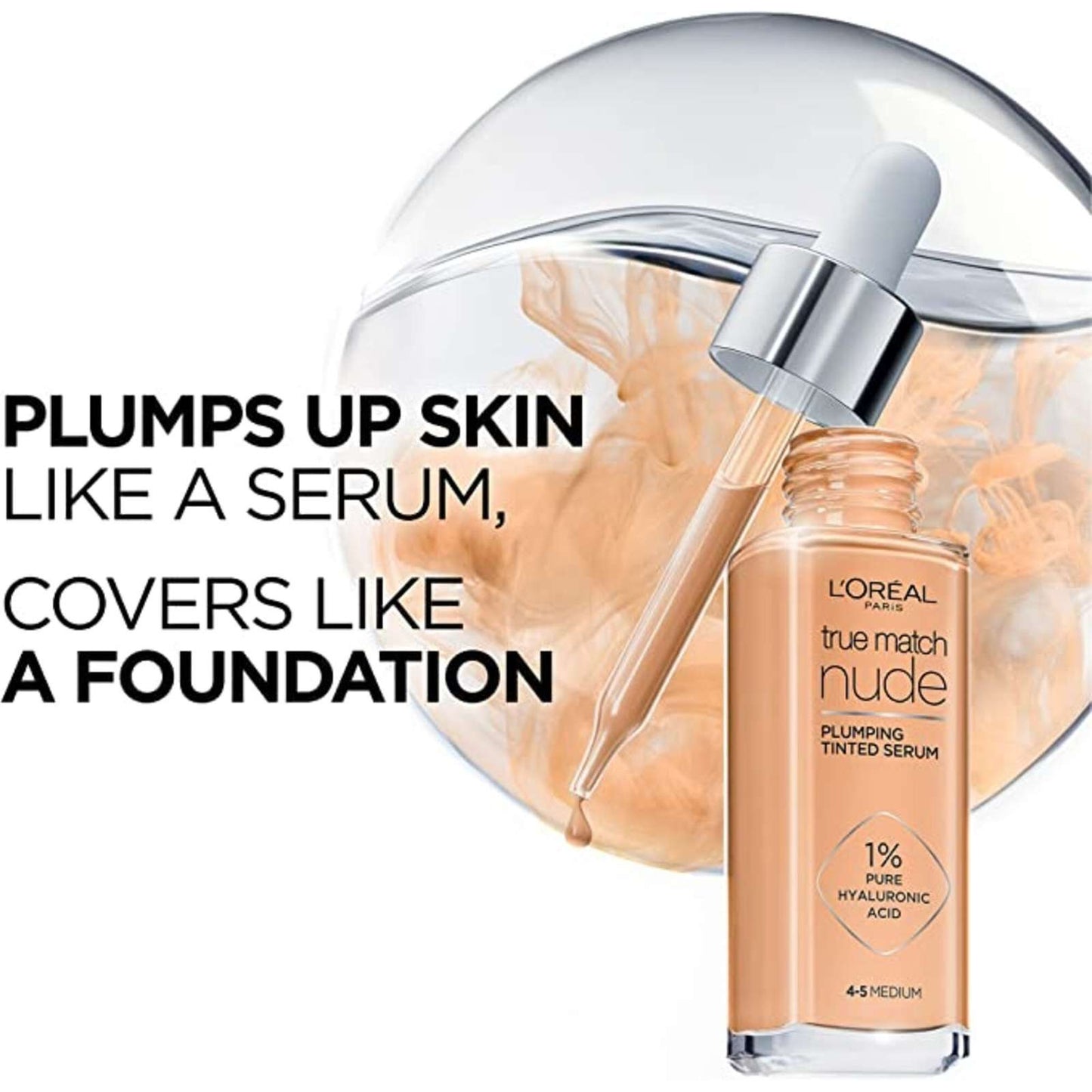 Loreal True Match Nude Hyaluronic Tinted Serum Foundation