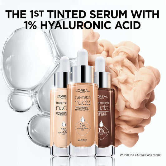 Loreal True Match Nude Hyaluronic Tinted Serum Foundation