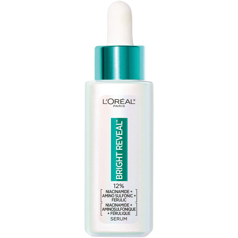 L'Oréal Bright Reveal Dark Spot Face Serum with 12% Niacinamide + Ferulic + Amino Sulfonic Acids