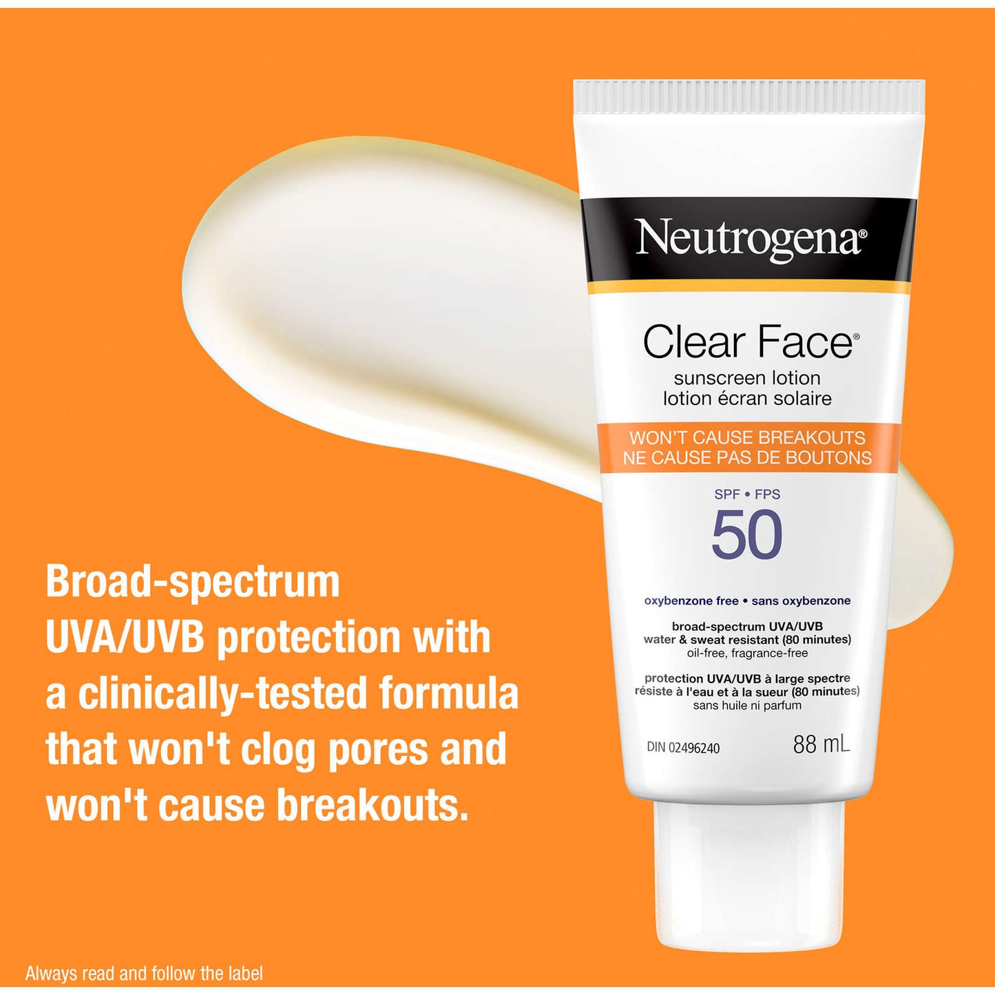 Neutrogena  Clear Face Sunscreen SPF 50
